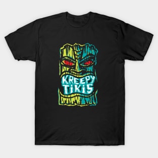 Kreepy Tikis Logo Red Eyes T-Shirt